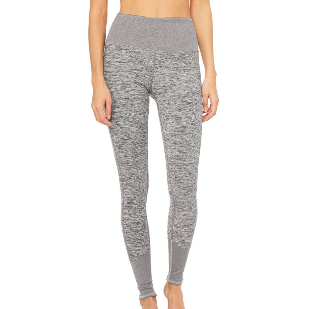 Alo Yoga High Waist Lounge Leggings Dove Grey S